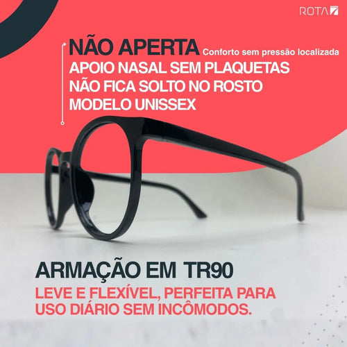 Rota Sete - armação não aperta, TR90
